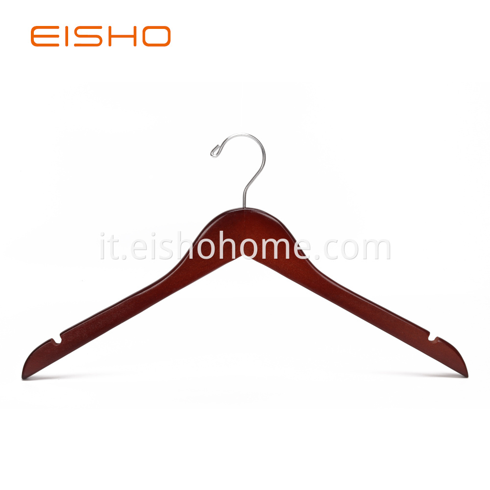 Ewh0013wood Hanger Shirt Hanger Coat Hanger Wooden Clothes Hanger